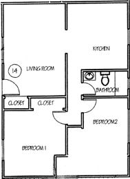 Floorplan - Unit 14