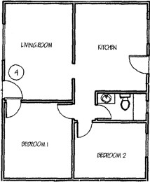 Floorplan - Unit 4