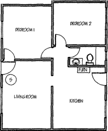 Floorplans - Unit 5